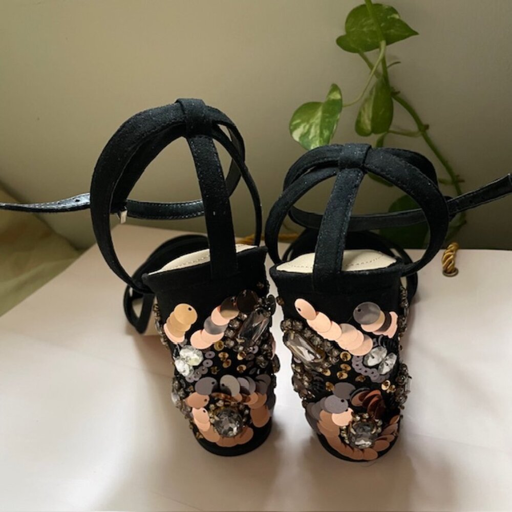 Aldo New LUCIAA-98 Jewel Embellished Sandals - Picture 8 of 9